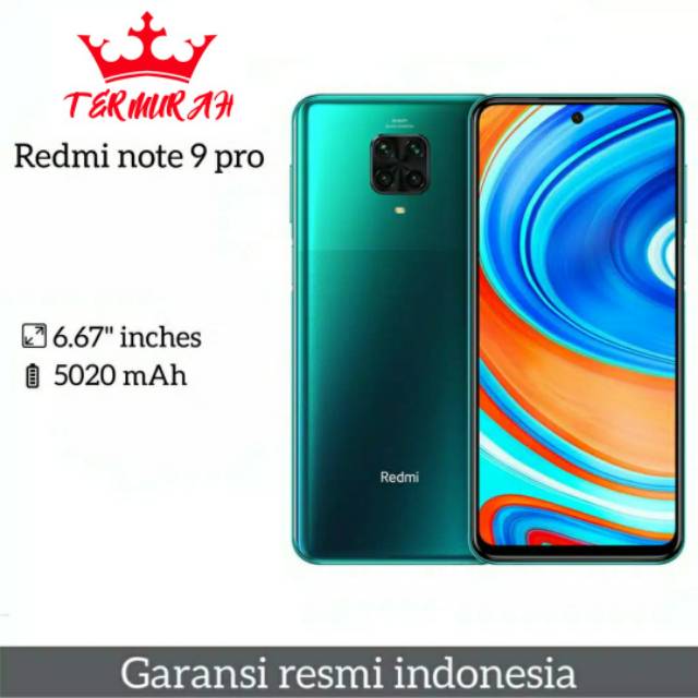 Redmi Note 9 Pro Ram 6 64 Garansi Resmi Termurah Shopee Indonesia