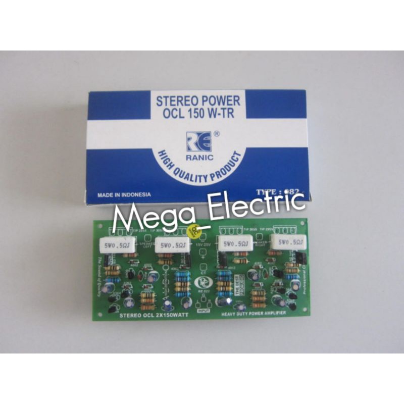 Kit Driver Power Amplifier Stereo OCL 2x150W