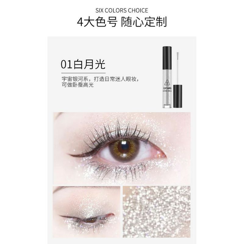 GLITER MATA CAIR / EYESHADOW CAIR LA MEILA/ LIQUID GLITER EYESHADOW