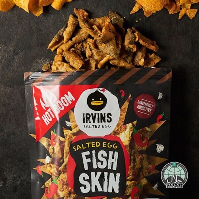 

[HOT BOOM] IRVINS Salted Egg Fish Skin Spicy (105 gr) - BARU