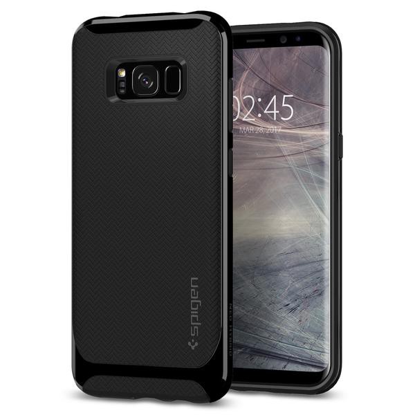 BARU!! [SPIGEN] ORIGINAL SPIGEN NEO HYBRID CASE FOR GALAXY S8 - SHINY BLACK