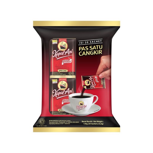 

Kapal Api Kopi Bubuk Special 20X6.5G