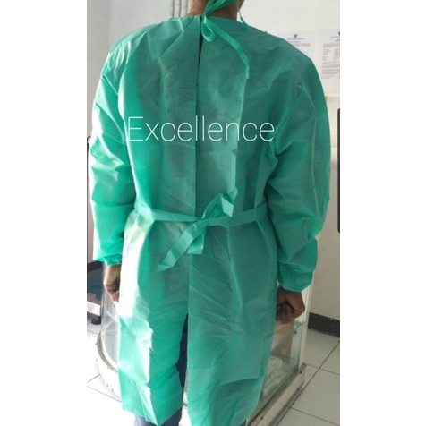 Gown Surgical Isolation Disposable/ Baju gown