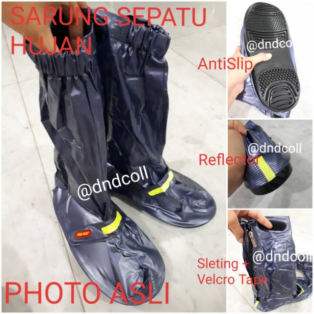 Dndcoll- Sarung Sepatu Hujan/ Pelindung Sepatu Hujan/ Cover sepatu hujan/ Cover Hujan