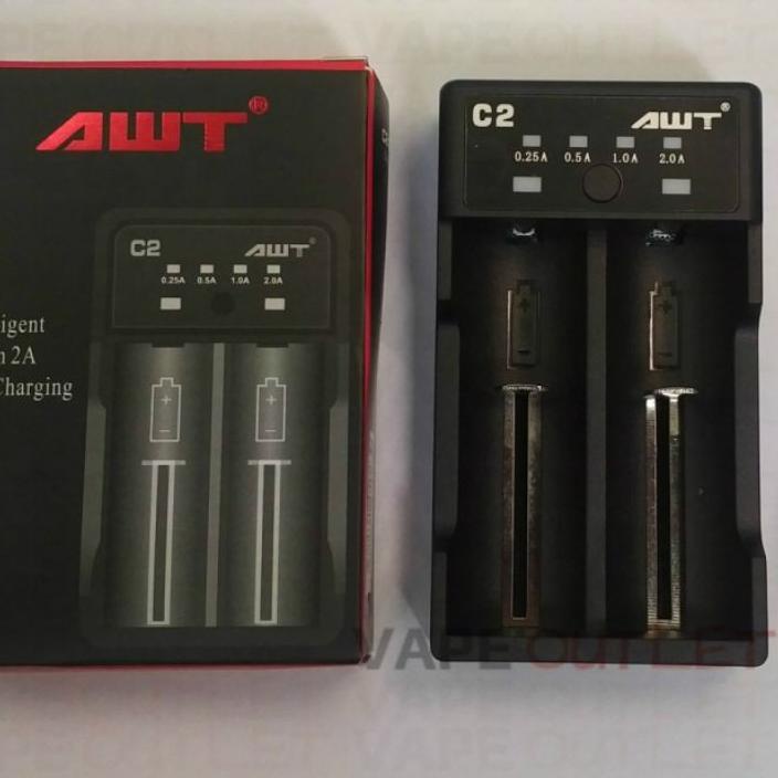 ♙ Charger AWT C2 2A 2 Slot Original Oten _ charger c2 slot Mitsuyama Authentic ♪