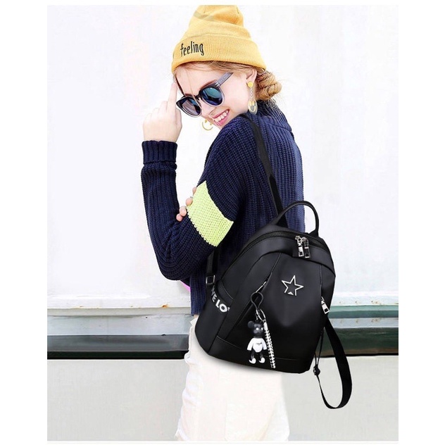TAS WANITA 3135 - TAS RANSEL WANITA FASHION IMPORT MURAH RANSEL IMPORT BATAM KOREA STYLE - E