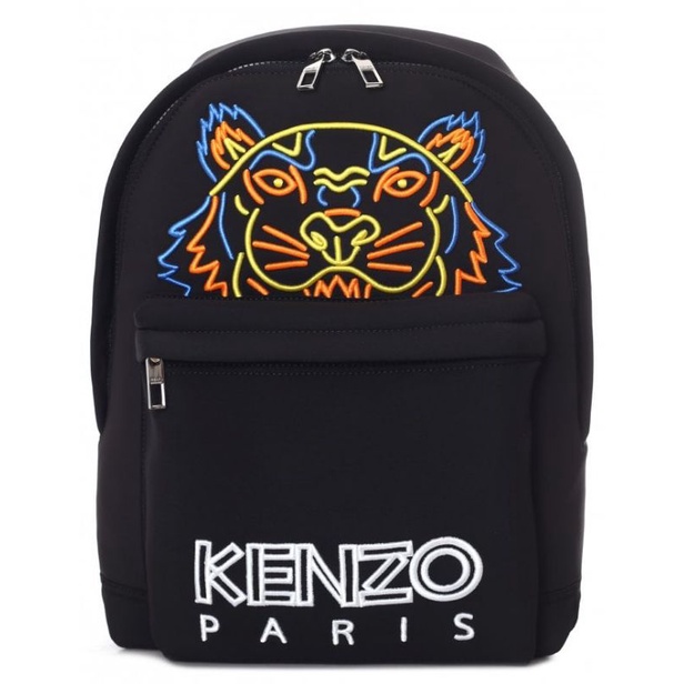 KENZ0 MEN'S LARGE TIGER NEOPRENE BACKPACK