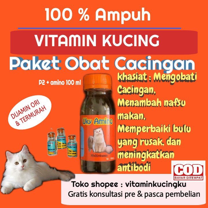 Jual Vitamin Kucing Obat Cacingan Dan Penambah Nafsu Makan Indonesia Shopee Indonesia
