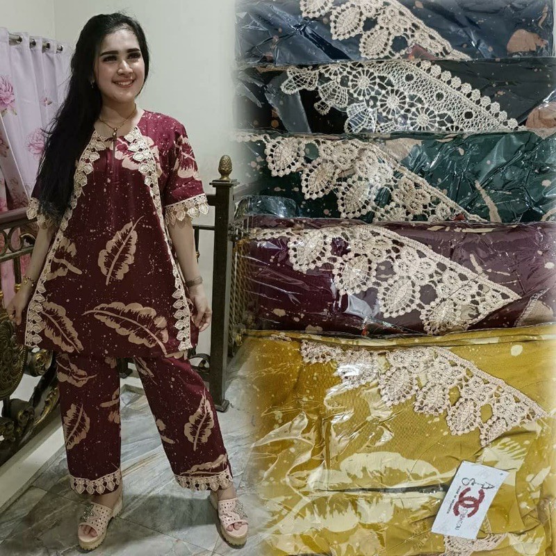 SETELAN RENDA ARAB MOTIF DAUN MODEL RESLETING DEPAN BUSUI SETELAN RENDA ARAB MOTIF DAUN MODEL RESLETING DEPAN BUSUI