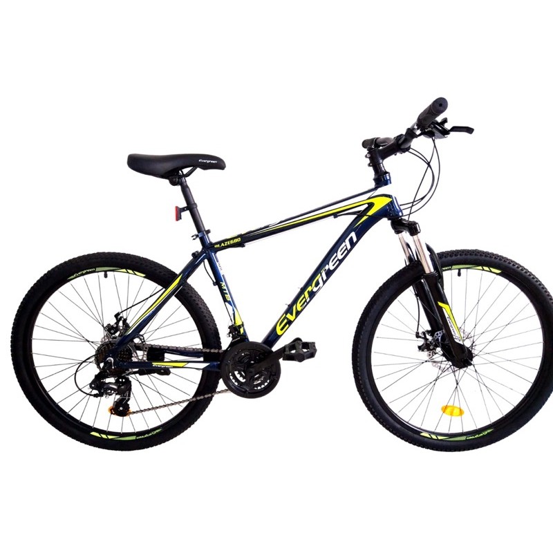 Sepeda MTB Evergreen Blaze 26 dan 27,5 Frame Alloy Alumunium 24 speed SNI bisa COD-1