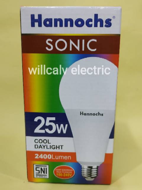 LAMPU LED HANNOCHS SONIC 25W 25WATT 25 W - LAMPU LED HANNOCH SONIC 25W 25WATT 25 W CAHAYA PUTIH