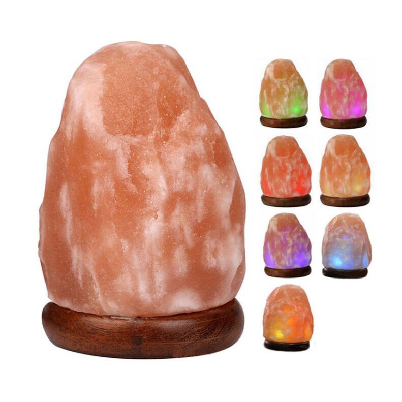 Nature Concept USB LED 7 COLOR Himalayan Salt Lamp Lampu Garam Himalaya