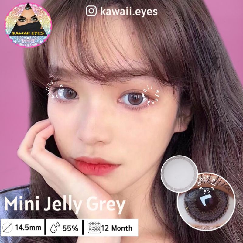 Softlens Kitty MINI JELLY GREY/BROWN