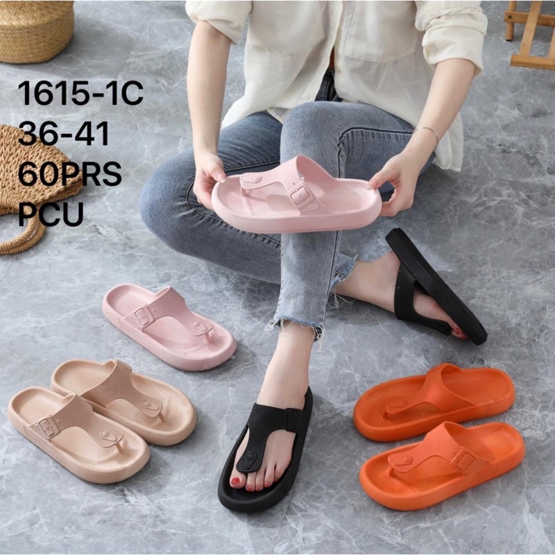 BALANCE SANDAL JEPIT POLOS JELLY WANITA DEWASA 1616 MB