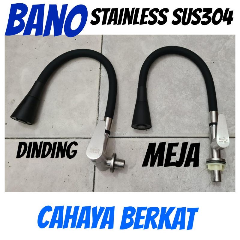 Kran angsa fleksibel bano stainless SUS304 model terompet