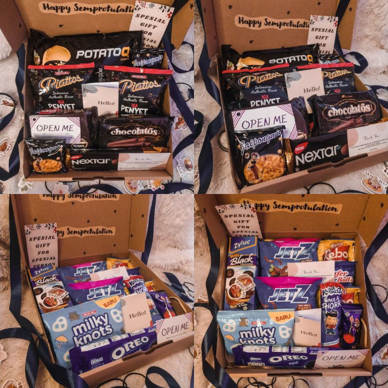 

SNACKBOX// GIFTBOX// KADO TEMAN// KADO WISUDA// MURAH