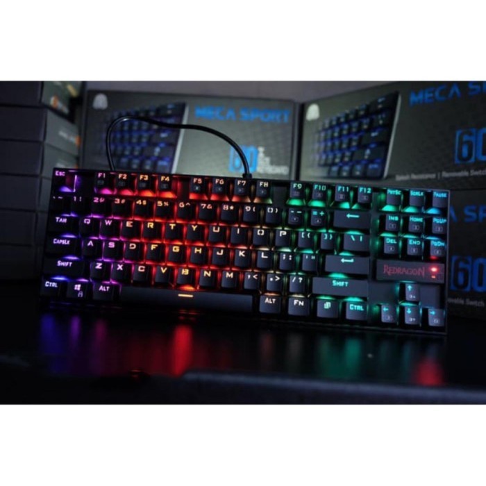 Redragon Keyboard Gaming Keyboard Mechanical RGB KUMARA - K552RGB-1