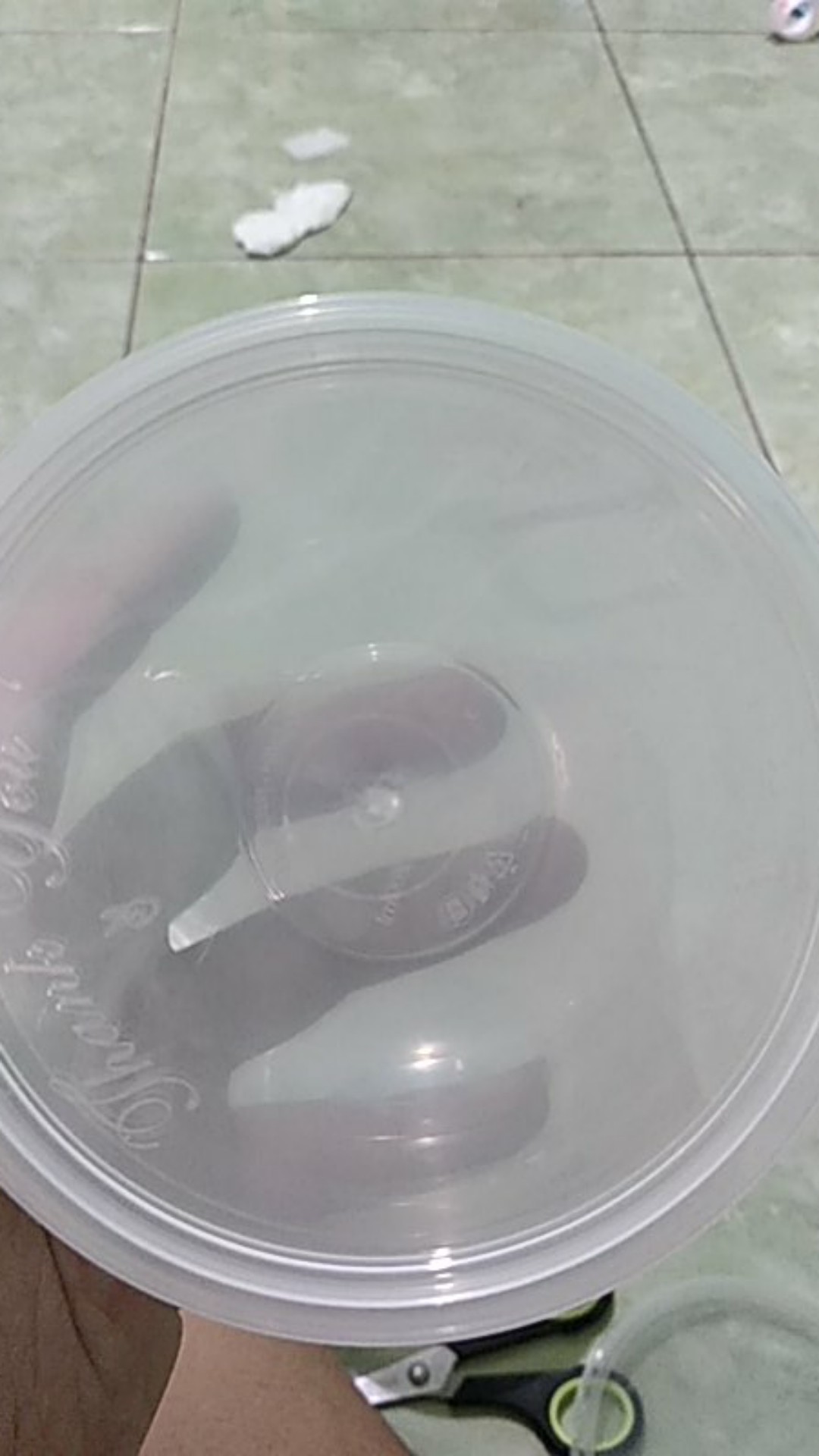 Kotak Makan Plastik / Thinwall / Food Container - Bulat 200ml