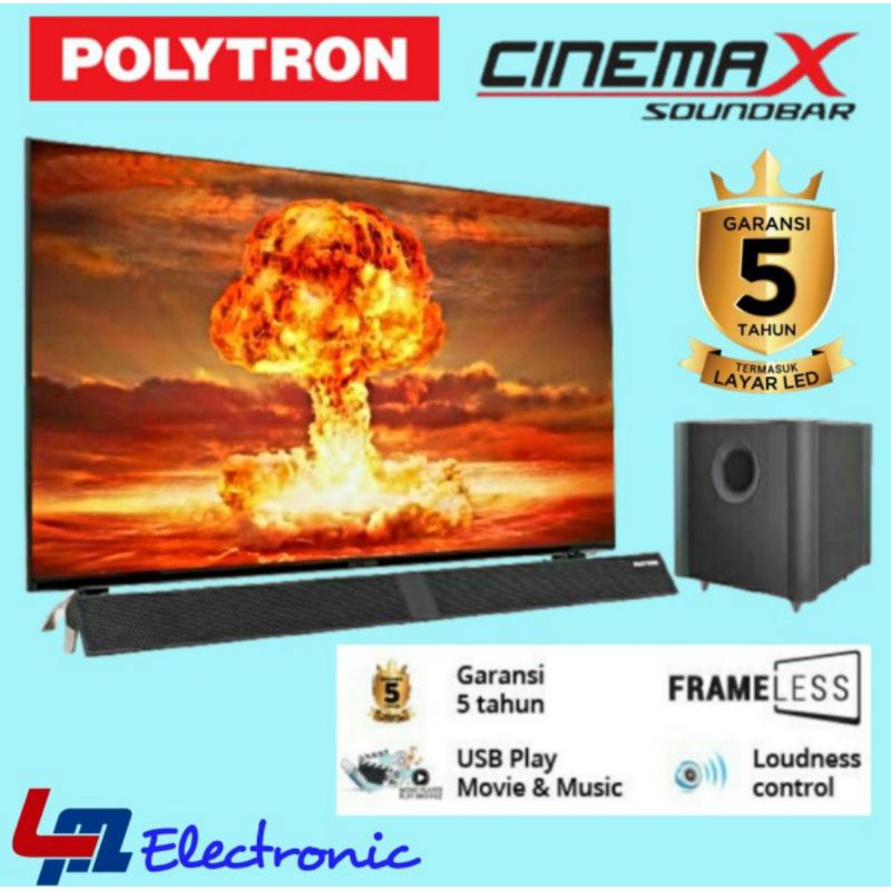 POLYTRON Led 32" Cinemax Soundbar PLD32BAG9858 / PLD 32BAG9858