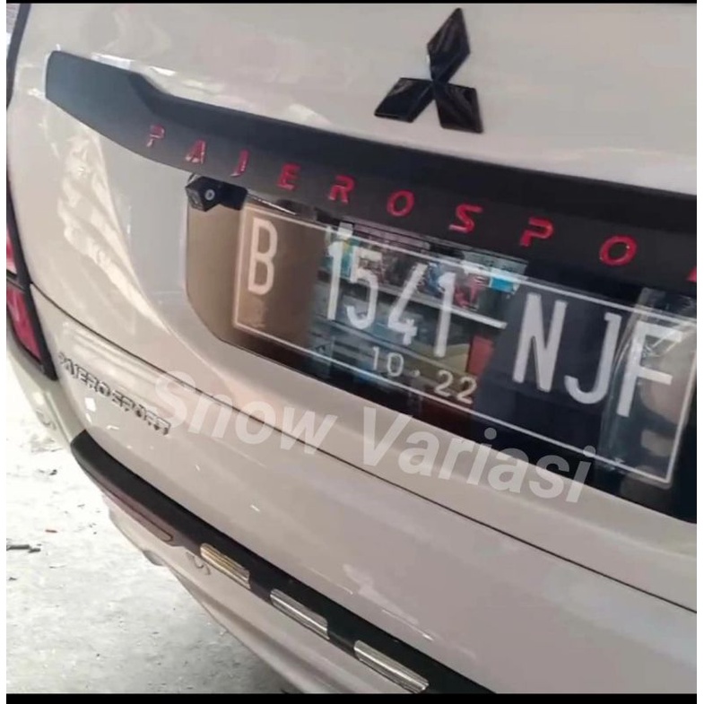 Trunklid / Trunk Lid Belakang Black Non LED All New Pajero Sport 2016