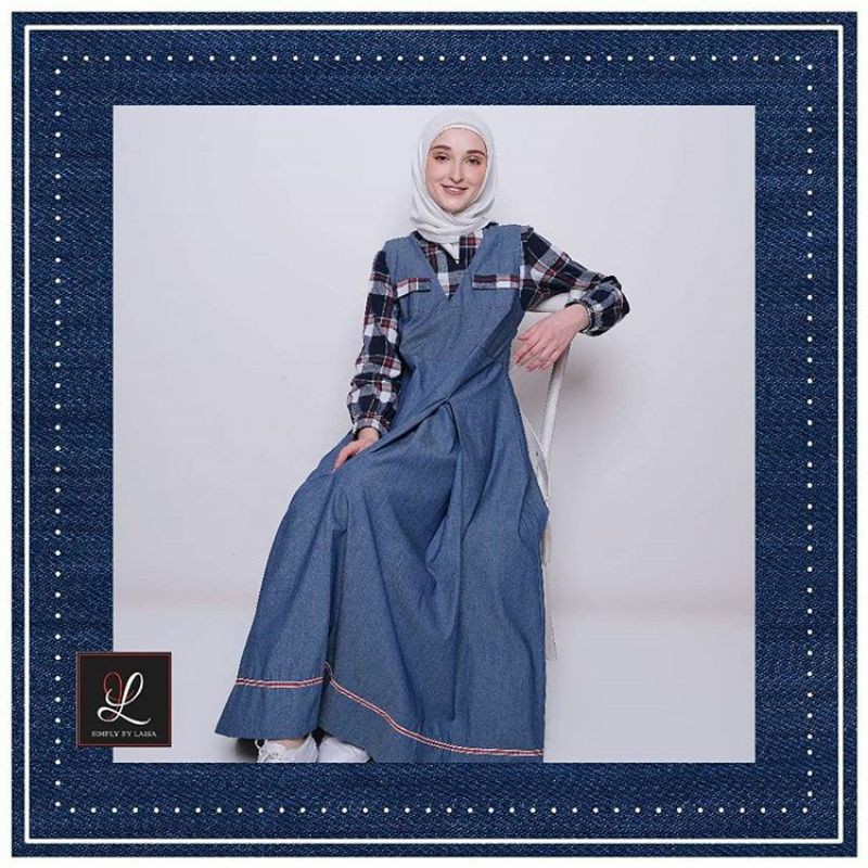 GAMIS NESYA by SIMPLYLAISA DRESS SYARI CANTIK IBUINDUNG