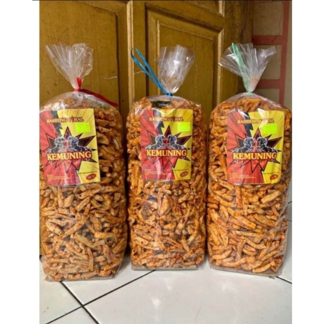 Basreng Ori 1 BALL isi 1.8kg / Bakso Goreng Original Asin Jeruk Purut 1 bal/ Baso Goreng / Bas reng / Grosir Besar Kalimantan-3