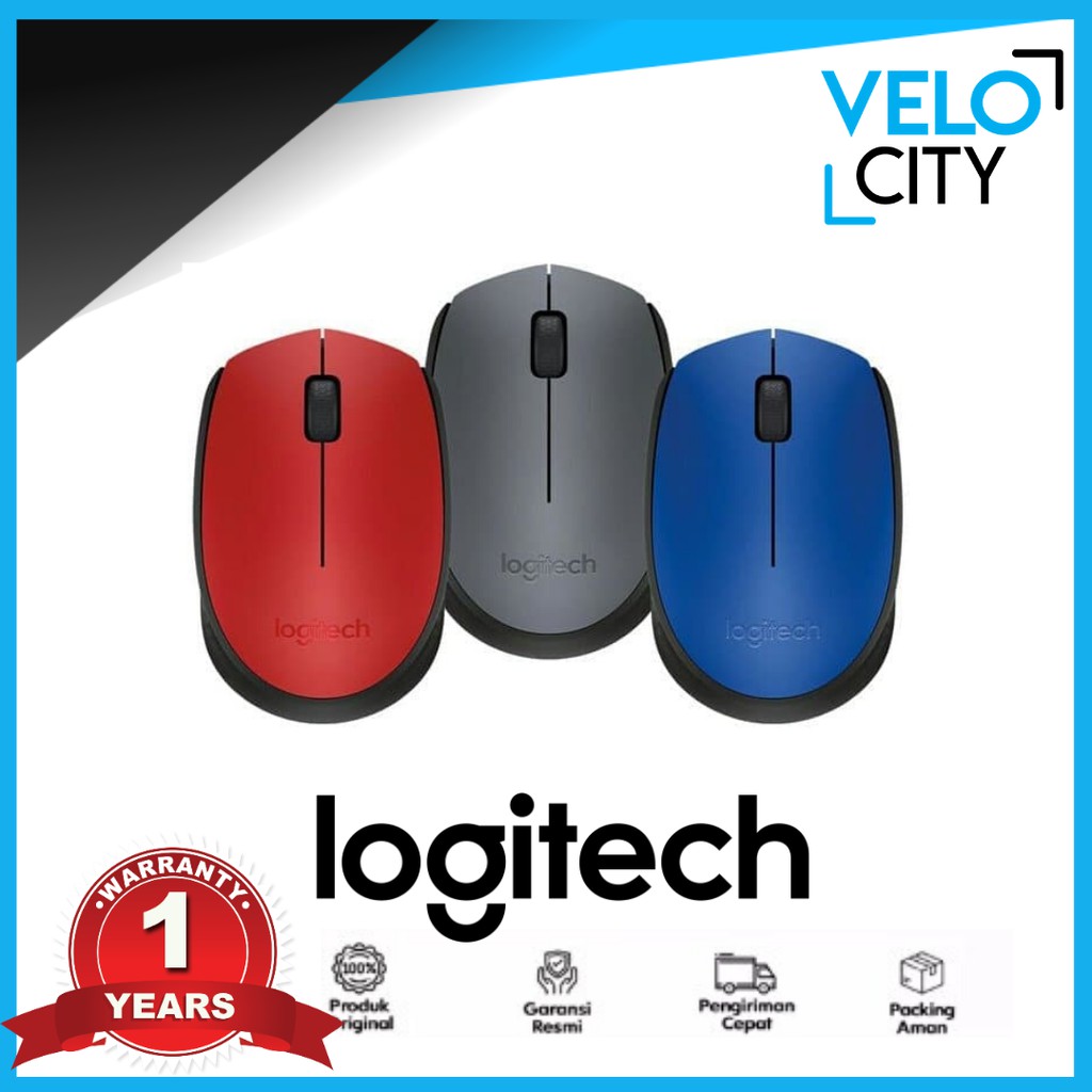 Logitech M171 Mouse Wireless Original Garansi 1 Tahun