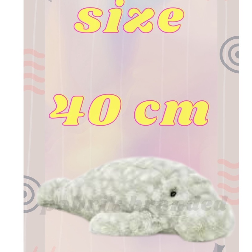 pabrik branded billow manatee mainan anak boneka lembut dugong mermaid paus ikan laut danau air wate