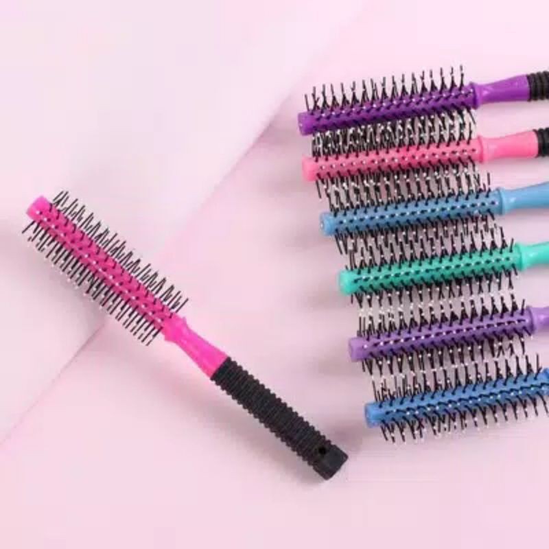 Sisir Rambut Gulung Bintik Warna / Sisir Blow / Sisir Roll / Sisir Gulung Murah