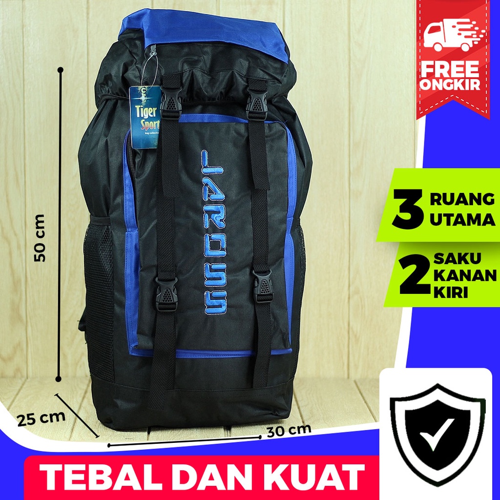 Jual Tas Gunung Backpack Pria Cowok Ukuran Besar Murah Awet Kuat Traveling Hiking Tour