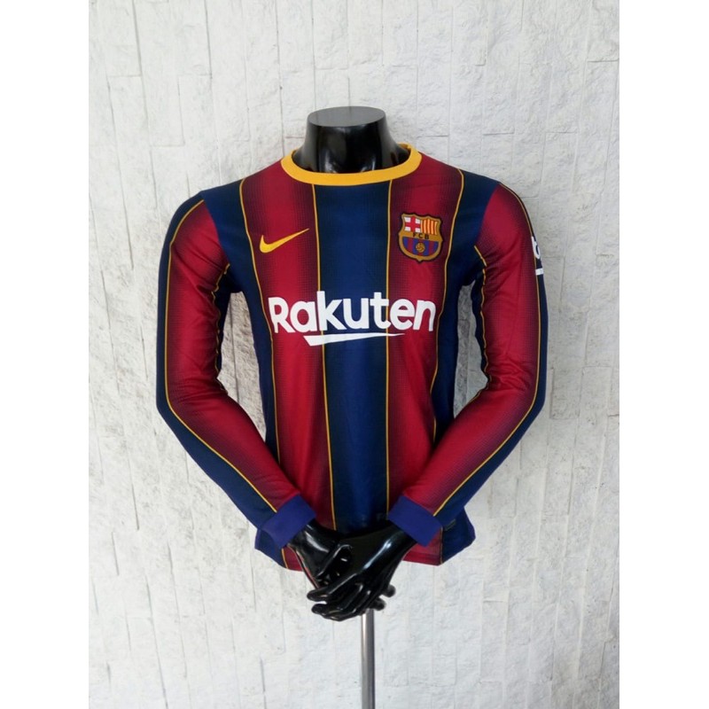 JERSEY BOLA GRADE ORI BARCELONA. HOME NEW LONG SLEEVE 2021