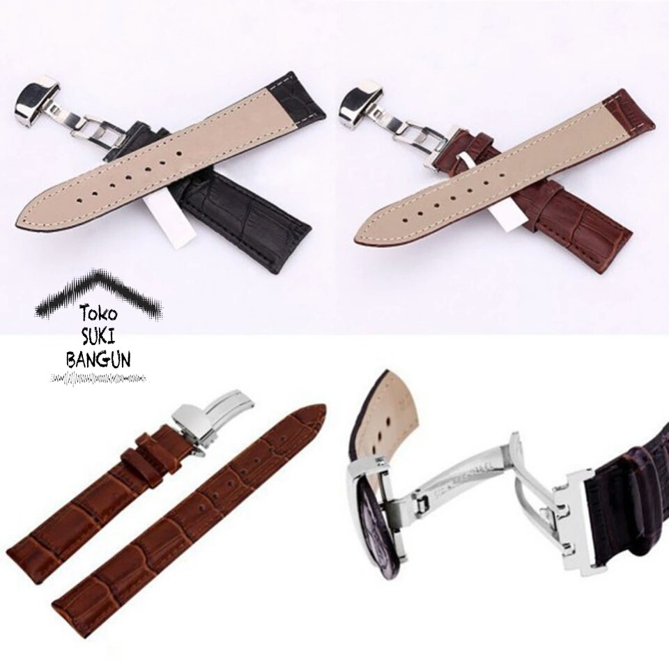 TALI JAM 24mm Motif Kulit Watch Strap Leather Model Slot