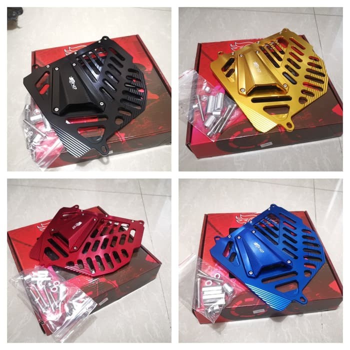 COVER TUTUP PELINDUNG RADIATOR CNC ALL NEW YAMAHA NMAX 2020 AEROX 155 MERK AND VARIASI MOTOR ORI TOP