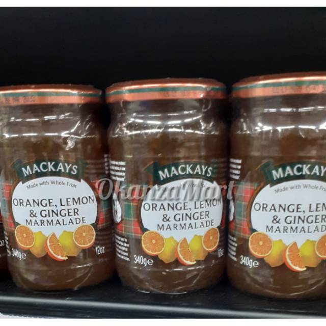 

Mackays Orange Lemon Ginger Marmalade 340gr