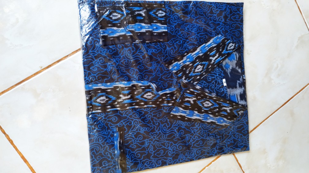 Maura Couple - Sania Ruffle Batik Couple Ori Ndoro Jowi Dnt Garansi