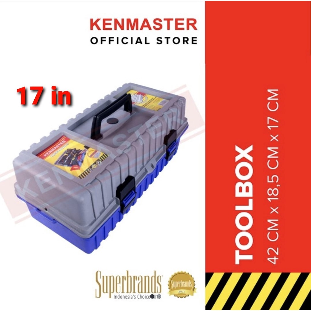 Tool Box Kunci Perkakas 17&quot; Inch Heavy Duty KENMASTER