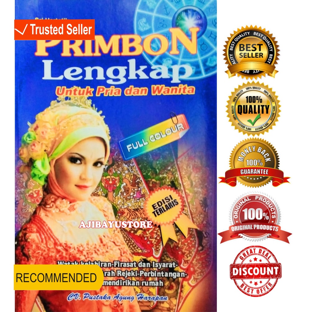BUKU PRIMBON LENGKAP UNTUK PRIA DAN WANITA LENGKAP WATAK KELAHIRAN FIRASAT ISYARAT PETUNG JODOH ARAH