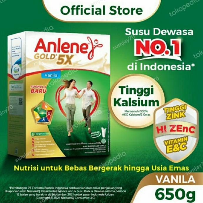 

[COD] ANLENE GOLD 650GRM [COD]