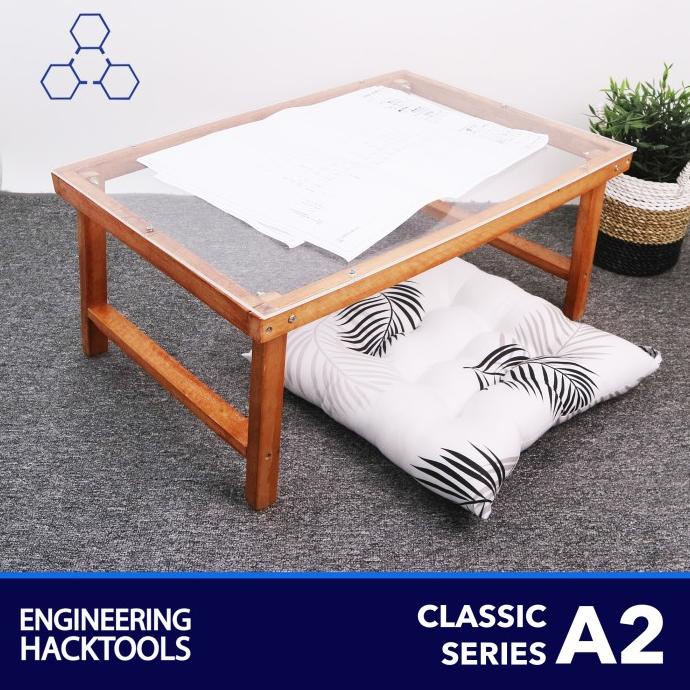 Meja Lipat A2 Tracing / Jiplak Copy Portable untuk Desain dan Arsitek termurah