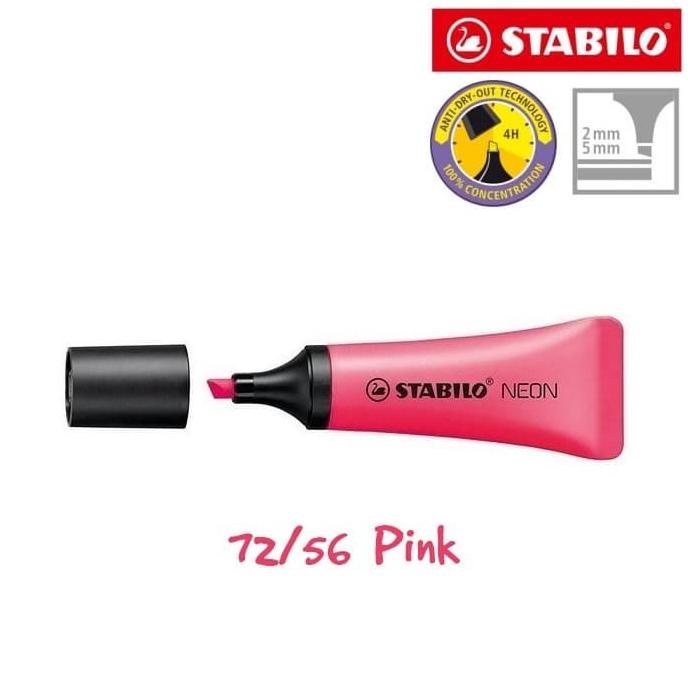 

Highlighter/ Penanda Stabilo BOSS Neon Pink 72/56 Warna Merah Muda