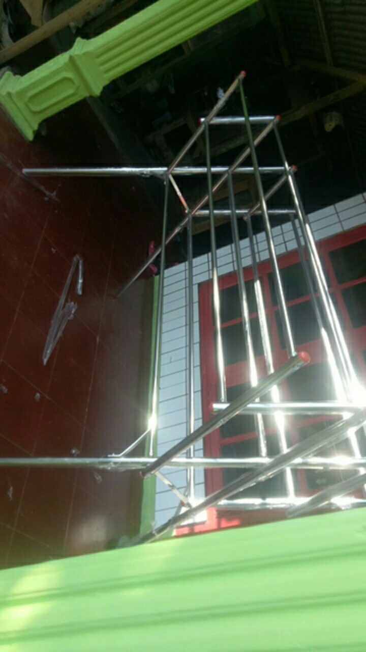Jemuran Baju Tinggi Stainless Steel Asli 100% No.1