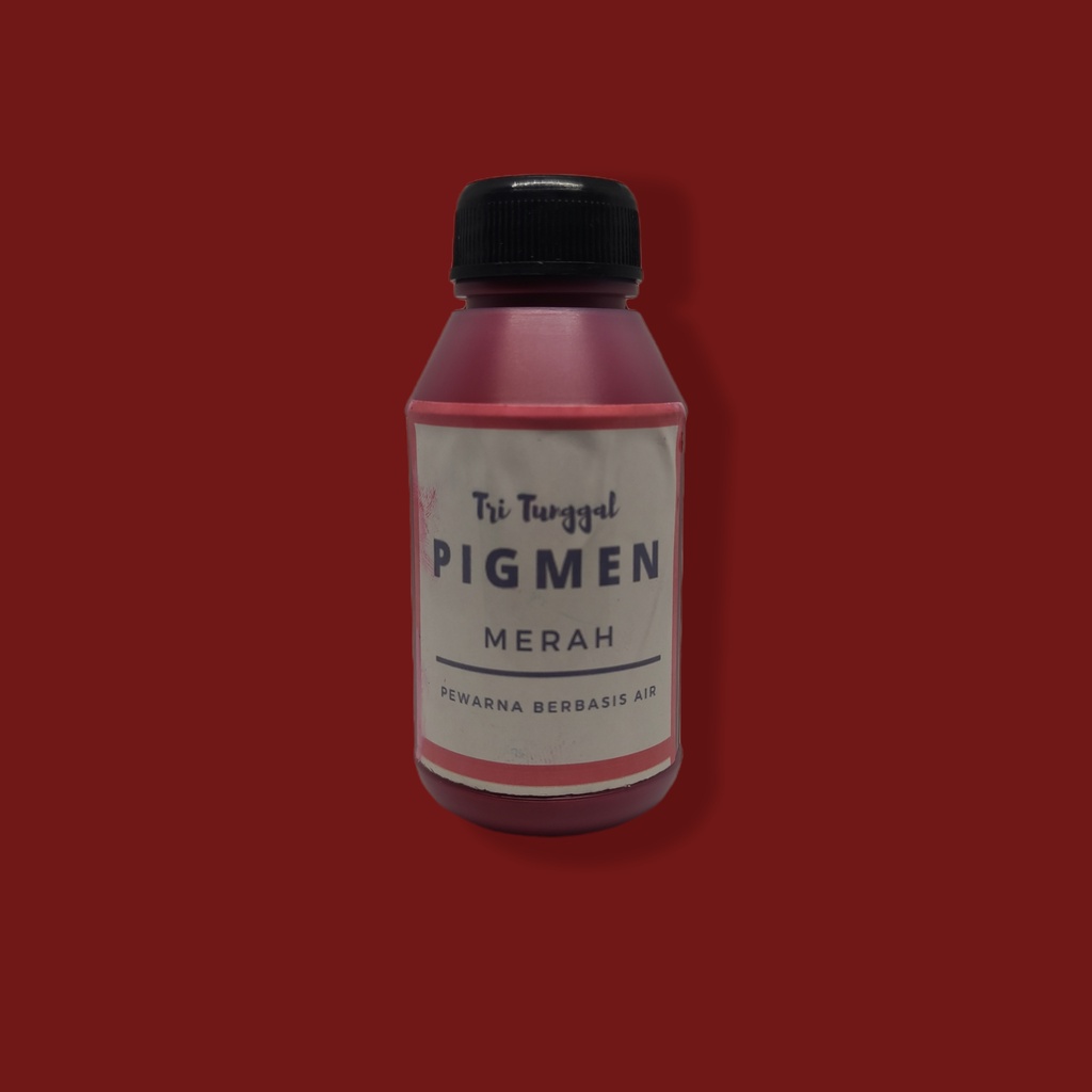 

PIGMEN 60GR RED Merah Pewarna Sablon Pigment Color Bundle Stabilo Slime DIY Clay Waterbased Tie Dye Pigment Cat Warna Warni Air Cair Cairan Liquid Cat Paint Painting Kerajinan Prakarya Art Seni Kesenian Perlengkapan Gambar Mewarna Lukis Tri Tunggal Malang