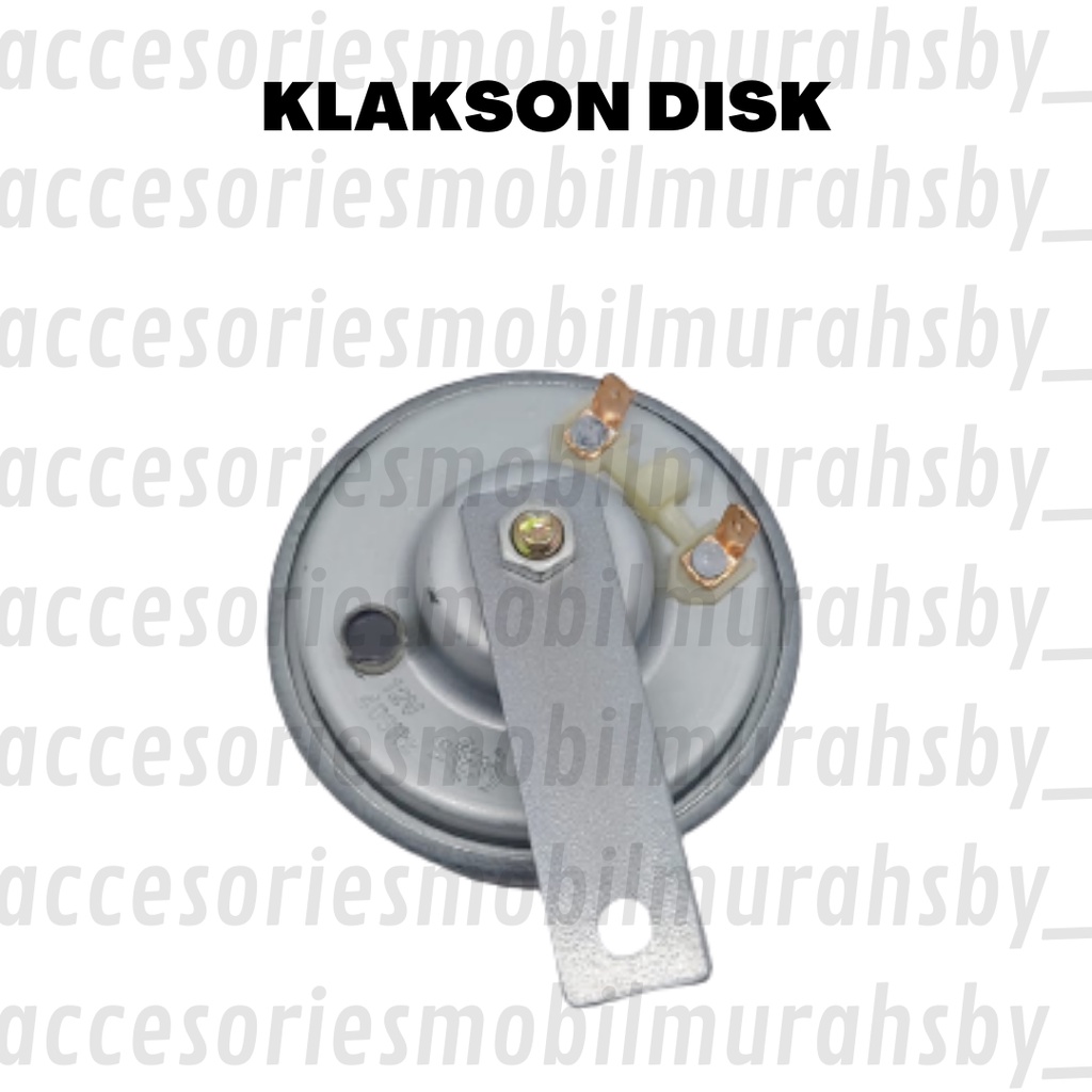 Klakson Single Engkel Disk 12v / 24v Bisa utk Mobil dan Motor