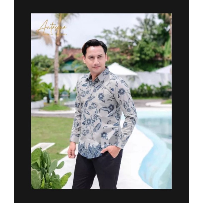 batik solo modern lengan panjang slimfit lengan panjang furing kondangan original terbaru terlaris