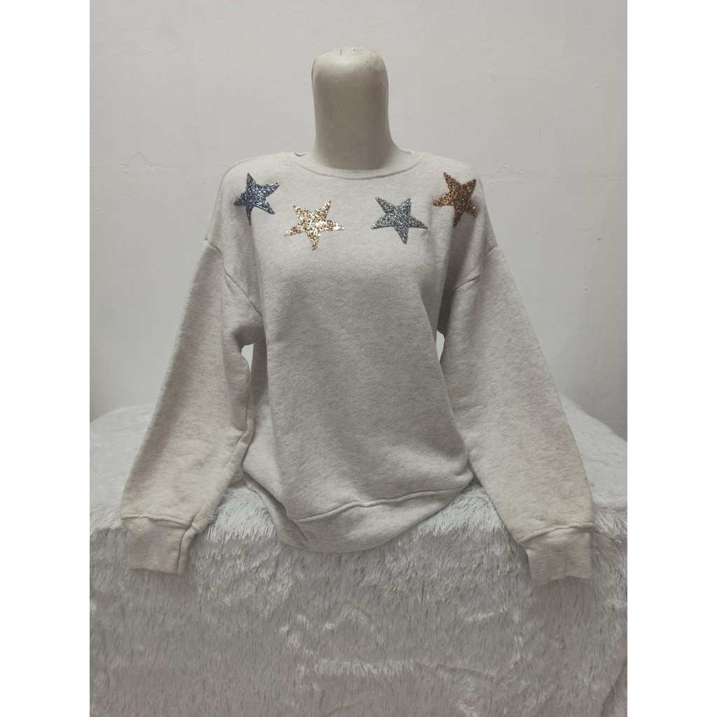 Baju Wanita Jaket Sweater Crewneck Cewek Zara Kids Original