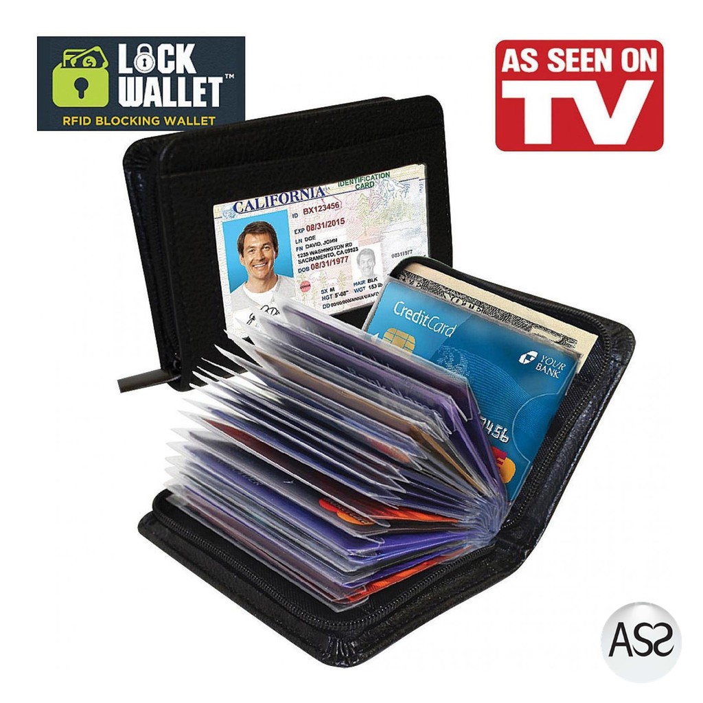 ASS Shop - Block Wallet Dompet Kartu Kredit Secure RFID Blocking - 789522