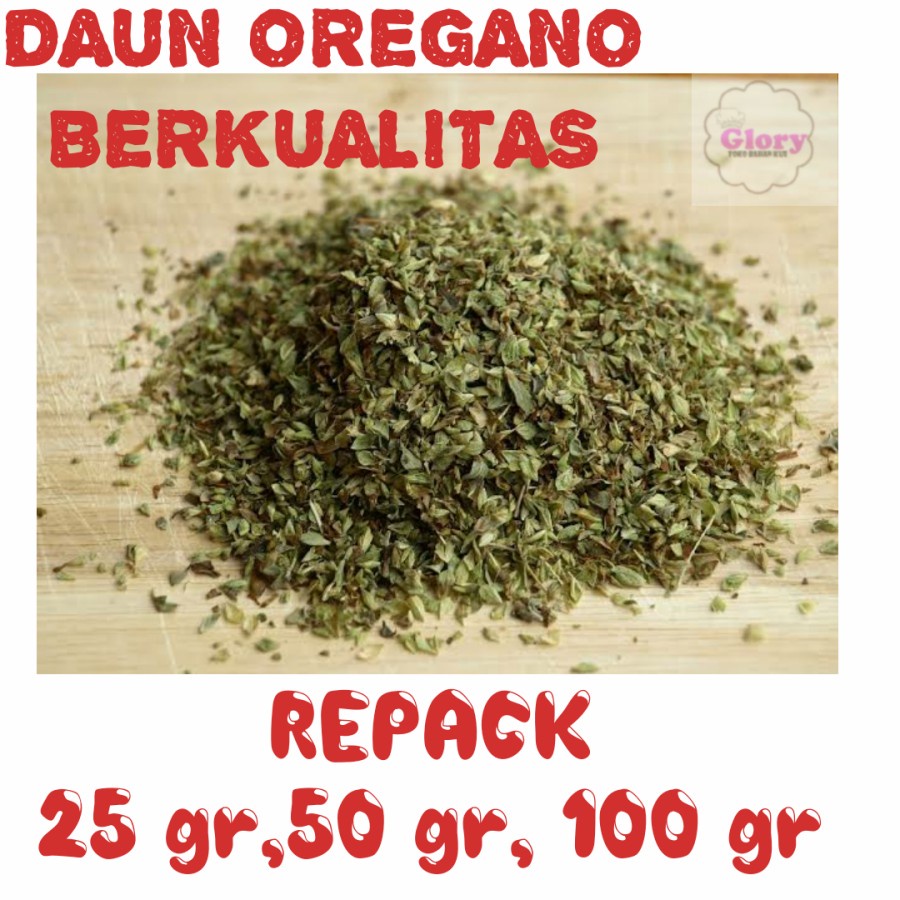 

bubuk oregano kering/ daun oregano kering premium repack 100gr