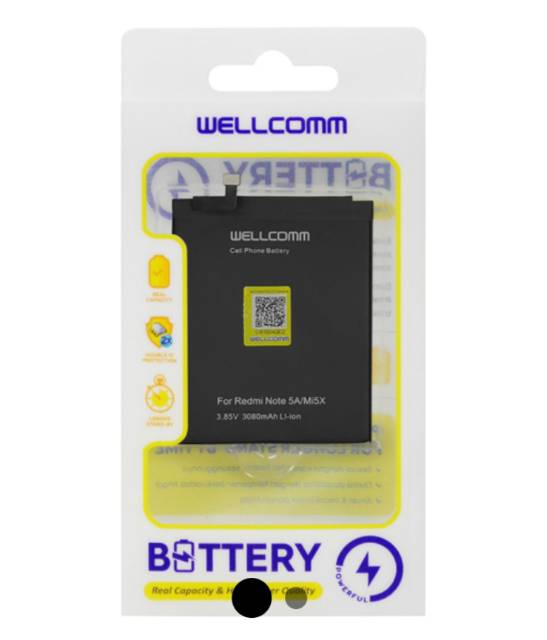 BARETAI HP XIAOMI REDMI NOTE 5A/MI 5x WELCOME DOUBLE IC BATTERY HANPHONE XIAOMI BN31 WELLCOMM