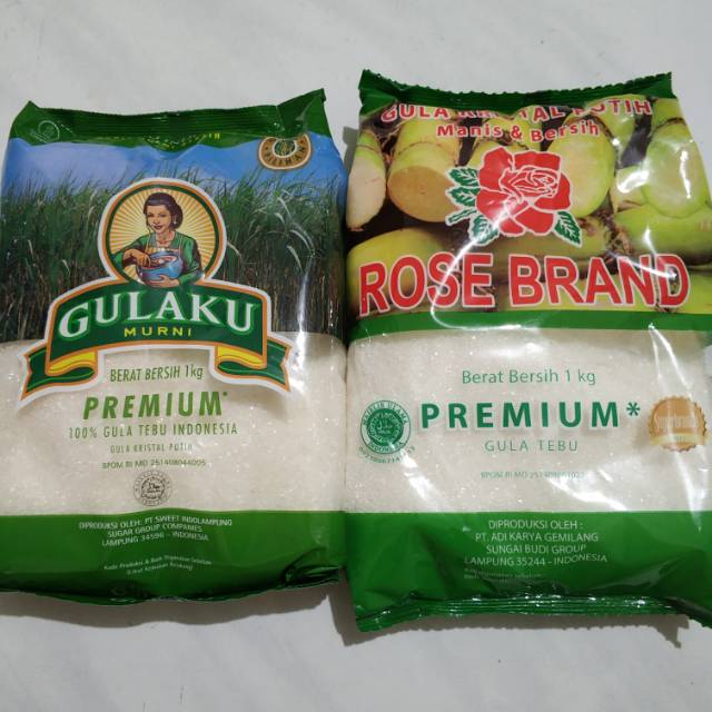 Gula Pasir Gula Putih 1 Kg Stok Terbatas Indonesia