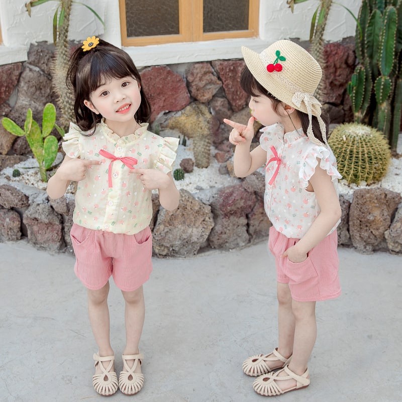 Promo !! Setelan anak cewek lucu / setelan softy pink head bunny ukuran 2-4tahun / Setelan import anak trendy